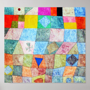 Poster Friendly Game, Paul Klee