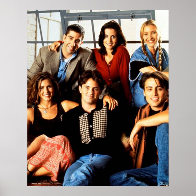 Poster FRIENDS™| Assis dans l'appartement de Monica (Devant)
