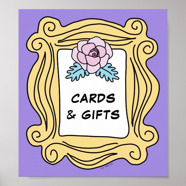 Poster FRIENDS™ | Cadeaux et Cartes pour Enterrement de V (Devant)