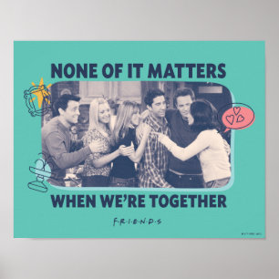 Poster FRIENDS™   Câlin de groupe