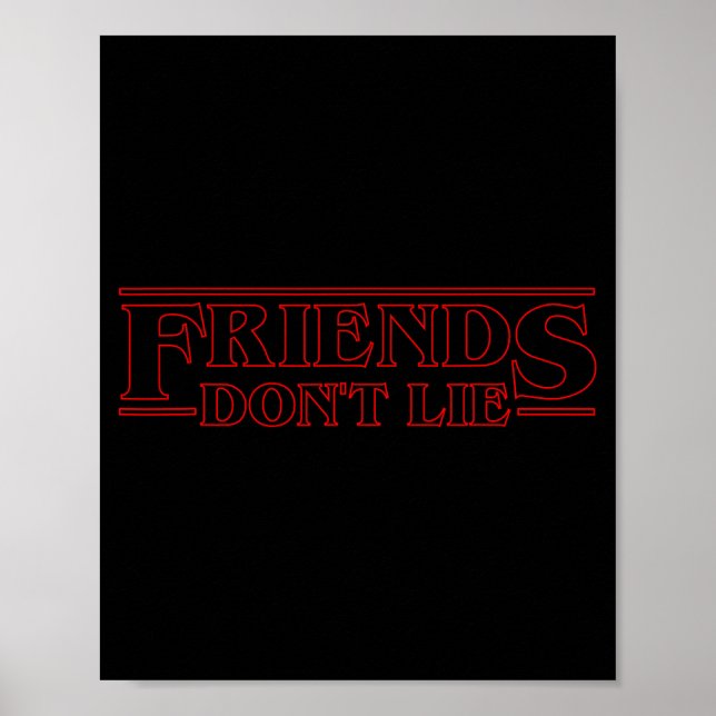 Poster Friends Don't Lie  (Devant)