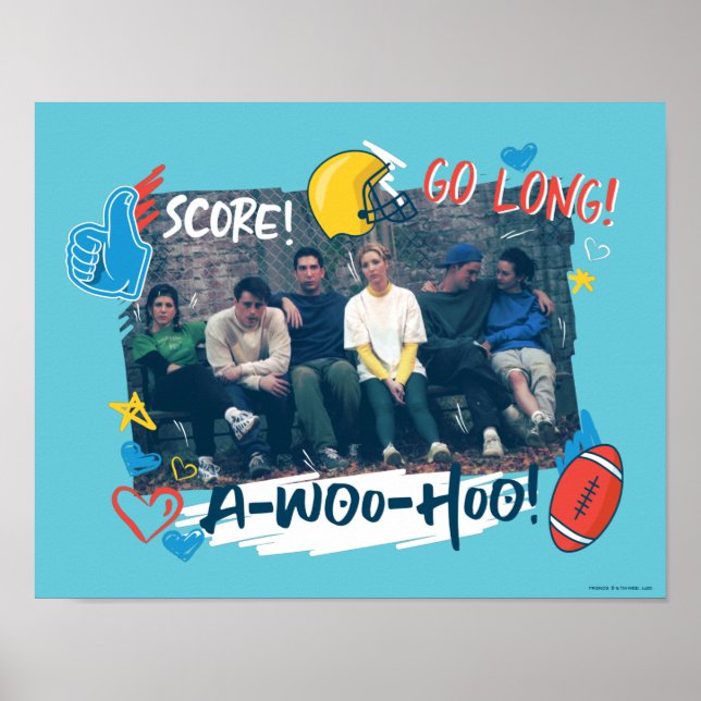 Poster FRIENDS™| Jeu de football (Devant)