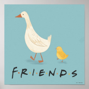 Poster FRIENDS™ Le poussin et le canard