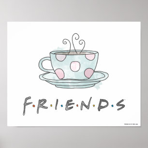 Poster FRIENDS™   Tasse à café Aquarelle