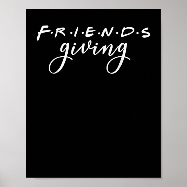 Poster Friendsgiving Squad 2022 Funny Thanksgiving Friend (Devant)