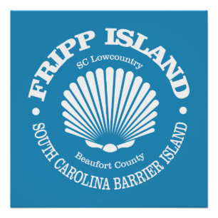 Poster Fripp Island (coquillage)