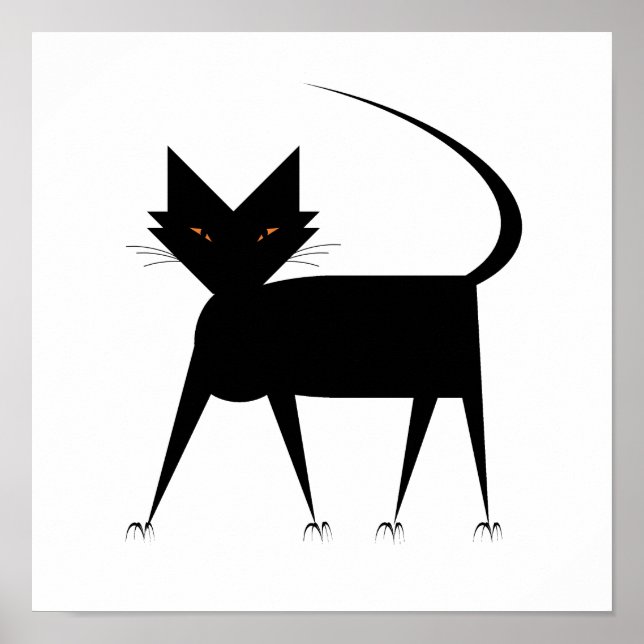 Poster Frisky Cat (Devant)