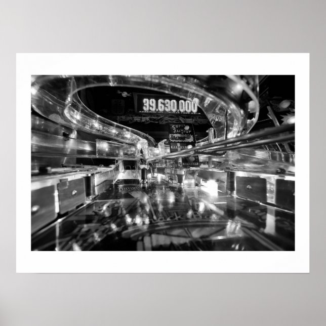 Poster Frissons dans l'affiche de pinball 3D (Devant)