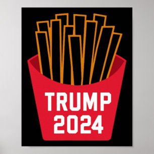 Poster Frites Trump 2025 Trump 2025 Frites Trump 
