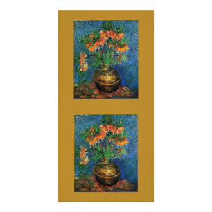Poster Fritillaires de Gogh dans un vase fleurit Paix Amo