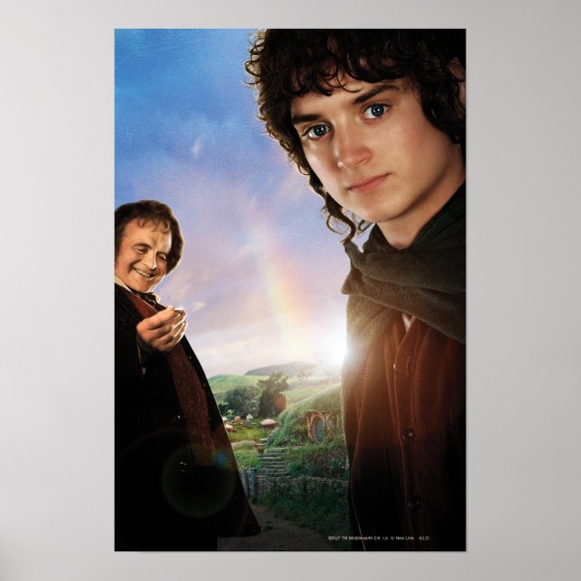Poster FRODO™ et Bilbo Baggins (Devant)