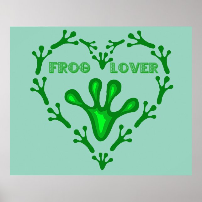 POSTER FROG LOVER 1 (Devant)