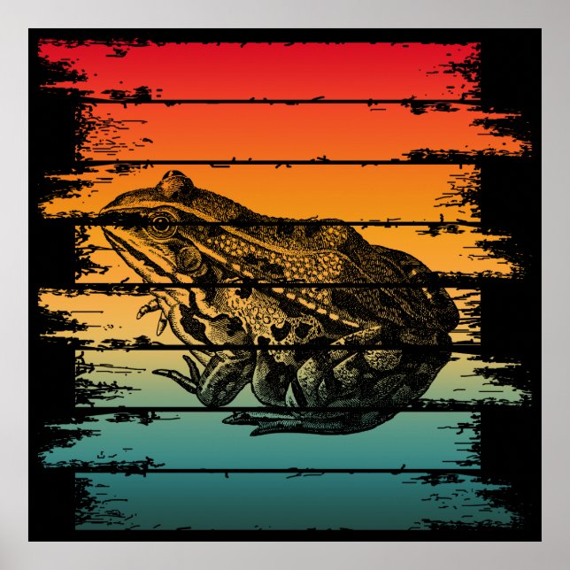 Poster FROG vintage (Devant)