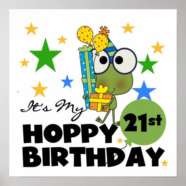 Poster Froggie Hoppy 21e anniversaire (Devant)