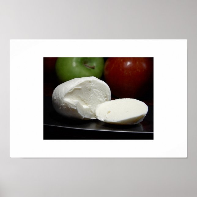 Poster Fromage Mozzarella (Devant)