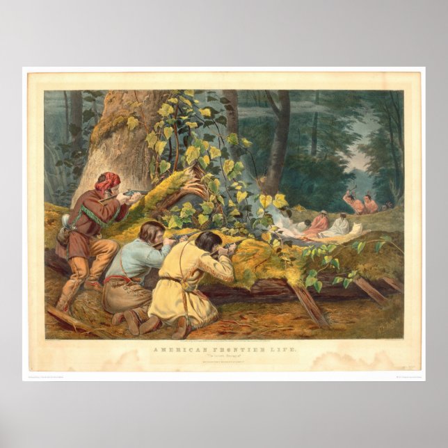 Poster Frontière américaine (0021A) (Devant)