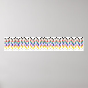 Poster Frontière de la ceinture de ceinture des arts mart