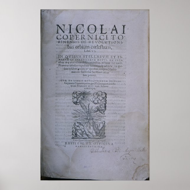 Poster Frontispice de la deuxième édition (Devant)