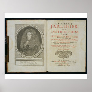 Poster Frontispice de page titre et de portrait de