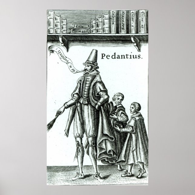 Poster Frontispiece de 'Pedantius' (Devant)