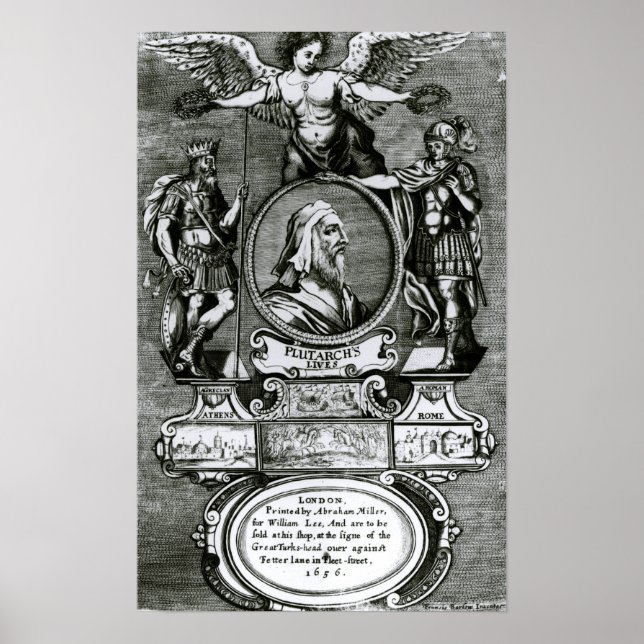 Poster Frontispiece 'Plutarch's Lives' par Plutarch (Devant)