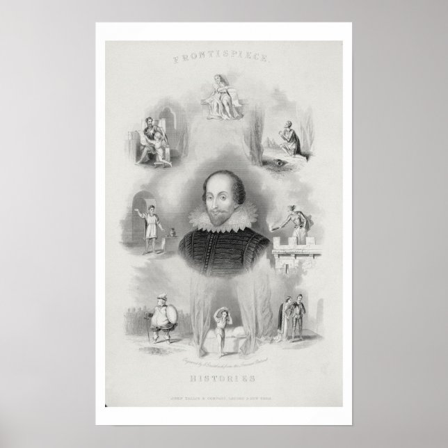 Poster Frontispiece pour les "Histoires", de "Le Comple" (Devant)