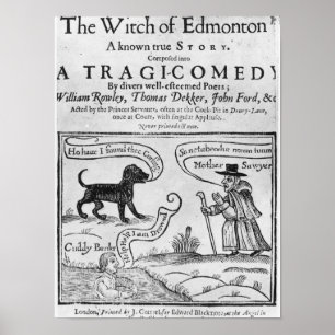 Poster Frontispiece "The Witch of Edmonton