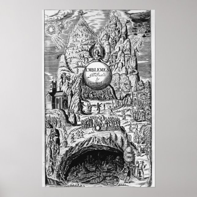 Poster Frontispiece to George Wither's Emblems, 1635 (Devant)