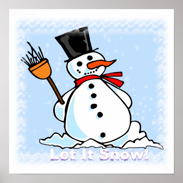 Poster Frosty Snowman (Devant)