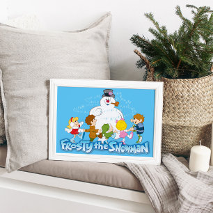 Poster Frosty the Snowman™ Frosty & Enfants Jouer