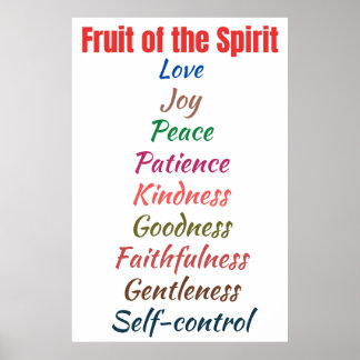 Poster Fruit de l'Esprit