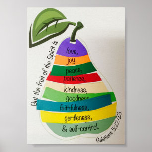 Poster Fruit de l'Esprit Image 5x7