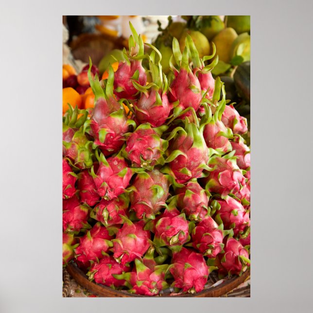 Poster Fruit dragon | Can Duoc Market (Devant)