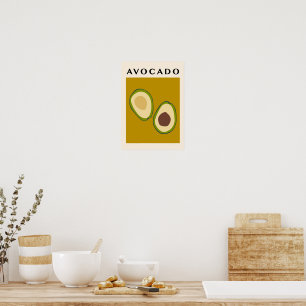 Poster Fruit Exotique Abstrait Bohème
