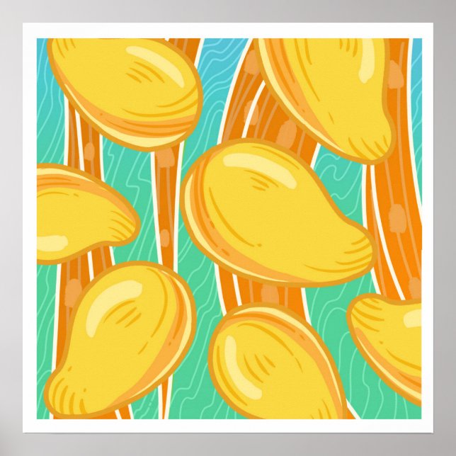Poster Fruit Mango (Devant)