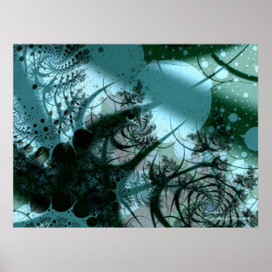 Poster Fruitful Cool Abstrait Art Fractal