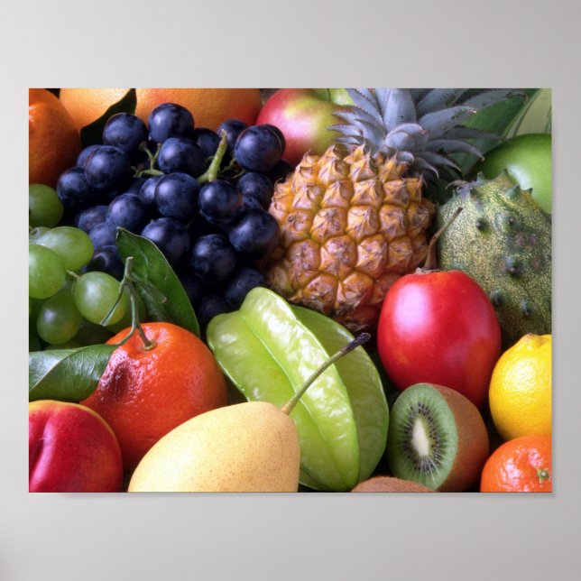 Poster fruits-82524 fruits sweet fruit exotic pineapple P (Devant)