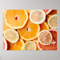 Fruits d'agrumes juteux tranchés