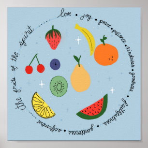 Poster Fruits de l'esprit