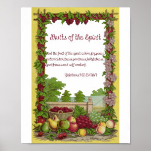 Poster Fruits de l'esprit