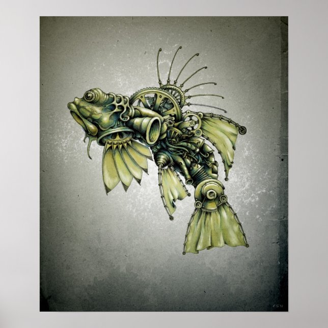 Poster Fruits de mer cinétiques (Devant)