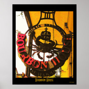 Poster Fruits de mer de Chambre de Bourbon