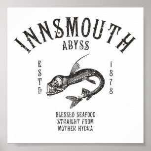 Poster Fruits de mer d'Innsmouth Poisson profond Viperfis