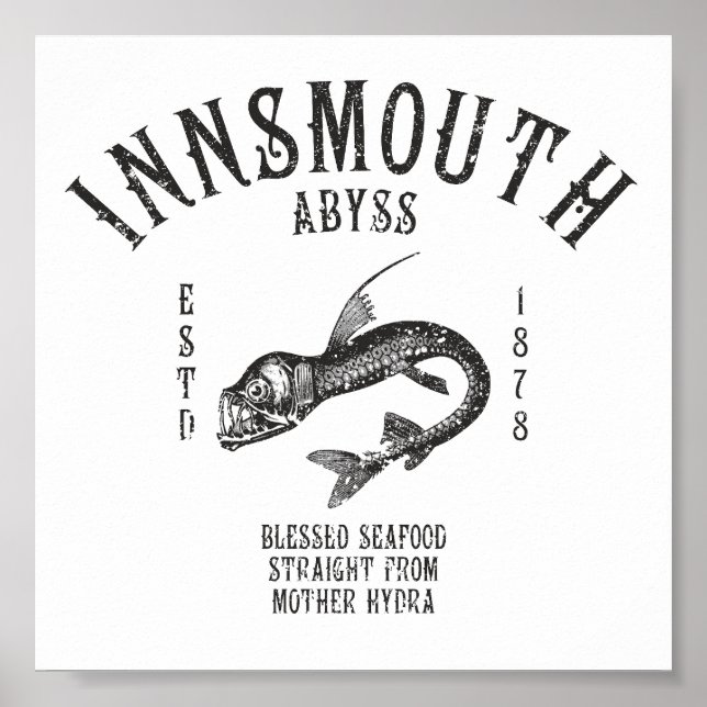 Poster Fruits de mer d'Innsmouth Poisson profond Viperfis (Devant)