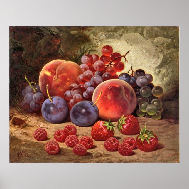 Poster Fruits d'été (Devant)