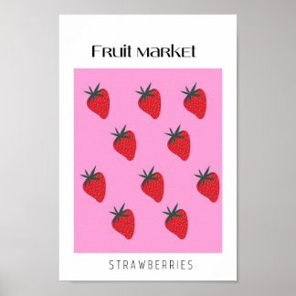 Poster Fruits du marché