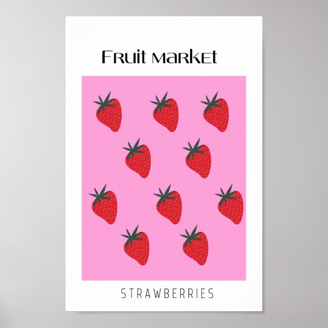 Poster Fruits du marché (Devant)