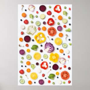 Poster Fruits et légumes