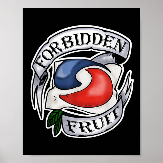Poster Fruits interdits Stupide Ado Challenge Tattoo Pod (Devant)