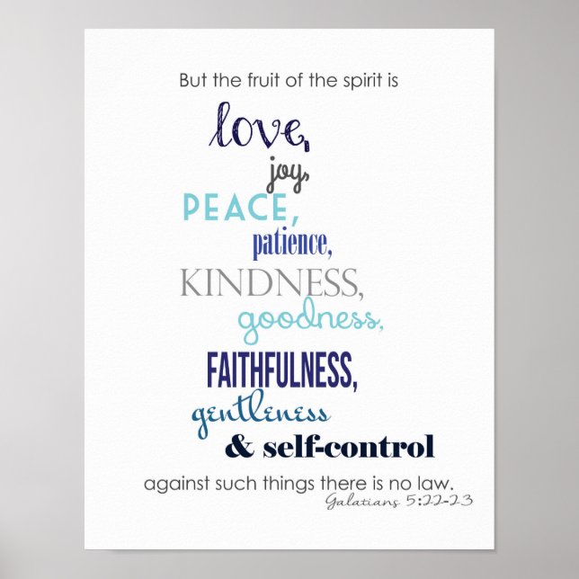 Poster Fruits of the Spirit (Devant)